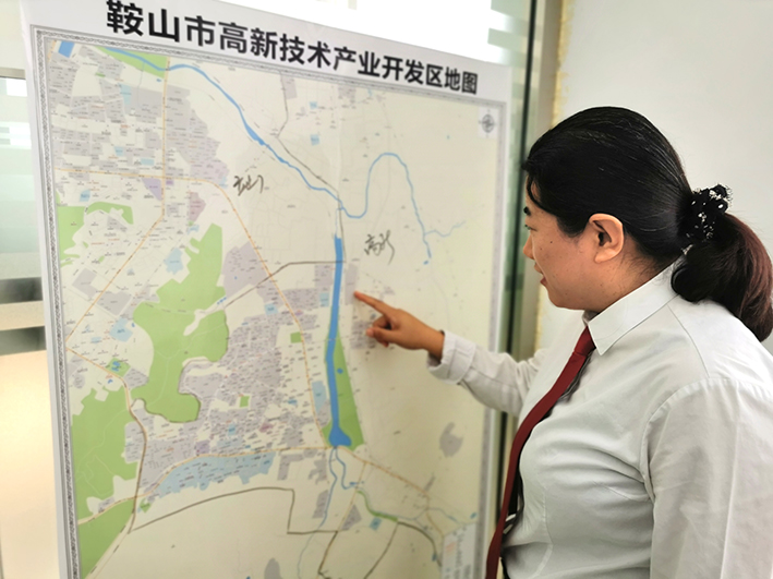 高新審判團(tuán)隊負(fù)責(zé)人付玉辦公室的“營商地圖”