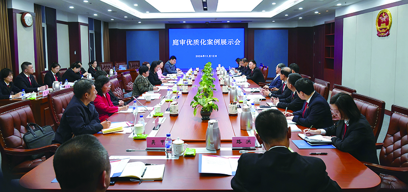 鞍山市中級(jí)人民法院邀請(qǐng)全國人大代表參加庭審優(yōu)質(zhì)化案例展示會(huì)